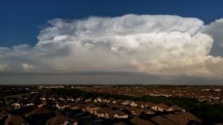 Severe Thunderstorms Developing Along the Dryline  Timelapse Video [upl. by Arries]