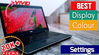 How to adjust colors in your laptoppc display  laptop display setting  Monitor calibration [upl. by Chemesh]