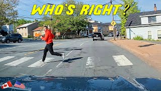 ROAD RAGE BETWEEN DRIVER AND PEDESTRIAN [upl. by Kuth]