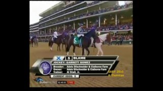 Breeders Cup Classic 2010  BLAME amp Zenyatta [upl. by Idnac345]