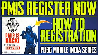 HOW TO REGISTER IN PMIS 2020  PUBG MOBILE INDIA SERIES 2020 QUALIFY PROCESS [upl. by Trueman986]