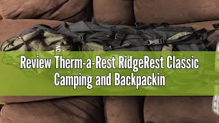 Review ThermaRest RidgeRest Classic Camping and Backpacking Sleeping Pad Large  77 x 25 Inches [upl. by Shaine]