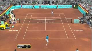 Madrid 2010 Final  Roger Federer vs Rafael Nadal Highlights [upl. by Soisinoid]