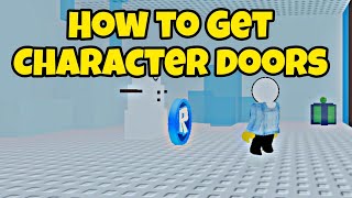 How to Get Character Doors in Roblox The Classic  Character Doors Quest [upl. by Rosabel9]