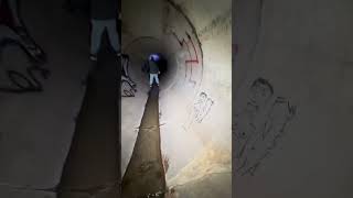 Exploring the Abandoned East Chain Tunnels in Mankato MN 😳 Pt 2 shorts [upl. by Beverley]