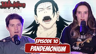 GETO FIGHTS BACK  Jujutsu Kaisen Season 2 Married Reaction  Ep 2x10 quotPandemoniumquot [upl. by Brecher294]