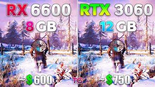 RX 6600 vs RTX 3060  Test in 10 Games [upl. by Issirk]