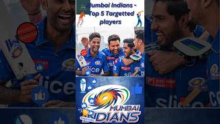 Which players will Mumbai Indians Bid in this IPL Auction shorts [upl. by Annel]