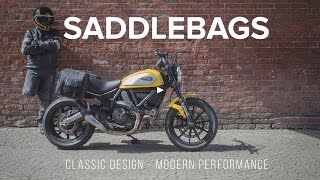 教學 導覽 Kriega Saddlebags Platform Duo Solo Ducati Scrambler 馬鞍包 馬鞍袋 側架 支架 邊包 側掛包 [upl. by Aielam]