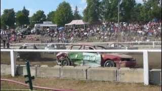 Demolition Derby 6 Cylinder Final  Shawville Fair [upl. by Enneyehs]