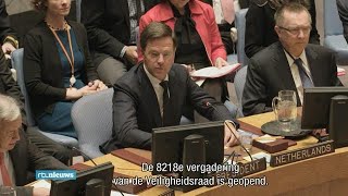 Mark Rutte even de baas van de Veiligheidsraad [upl. by Soane]