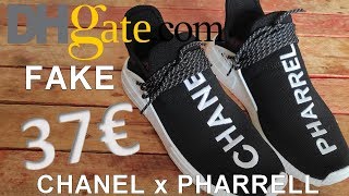 FAKE CHANEL x PHARRELL x NMD hu DHGATE [upl. by Godber]