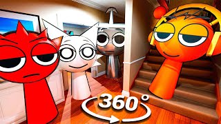 Sprunki Hide and seek in the House  360° VR [upl. by Llerrej]