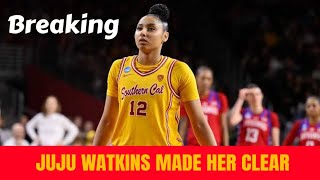 JuJu Watkins Made Her Opinion Of Caitlin Clark Extremely Clear [upl. by Corrie]