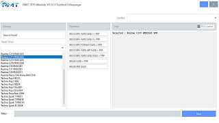 RMT SPD Module V101 RECOVERY WIPEFORMAT DATA 1  FRP For Infinix Realme Techno SPD Module [upl. by Doss]