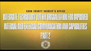 Cobb Countys Strategic Plan Goal 4B  Enhancing Communication and Capabilities Through Technology [upl. by Hege]