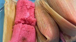 Receta De Tamales Dulces De Fresa [upl. by Skurnik]