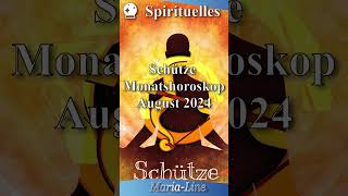 Schütze SPIRITUALITÄT ✨ Horoskop August 2024 [upl. by Shawn]