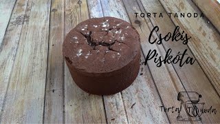 Csokis Piskóta 🍫 Piskóta 🎂 Tökéletes Alap Piskóta Recept  Torta Piskóta Recept TortaTanoda [upl. by Eerdua329]