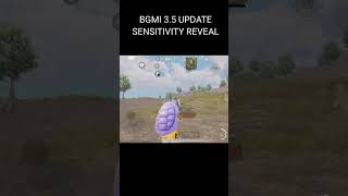 Bgmi 35 update sensitivity reveal smokieofficial bgmi gaming punjabipubg [upl. by Nad885]