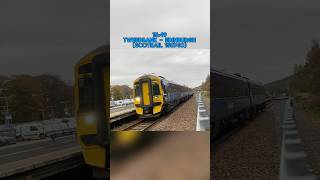 ScotRail 158740 Departing Tweedbank Station [upl. by Wolfy886]