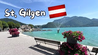 St Gilgen  Austria walking tour [upl. by Bocyaj]