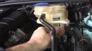 “common” ANTIFREEZE LEAK on a volkswagen or audi 20t [upl. by Erminie96]