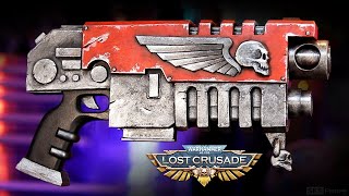 How to Make a Warhammer 40K Bolt Pistol  Free Template  Warhammer 40000 Lost Crusade Cosplay [upl. by Llemaj]