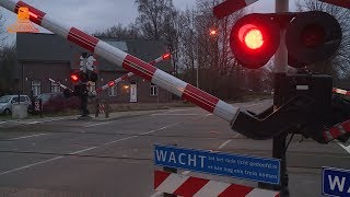 DUTCH RAILROAD CROSSING – Baexem – Stationsstraat [upl. by Trebeh800]