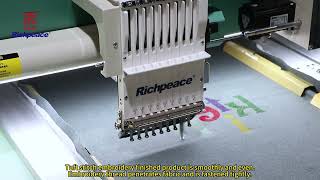 Richpeace pure tuft stitch embroidery machine [upl. by Randolf931]