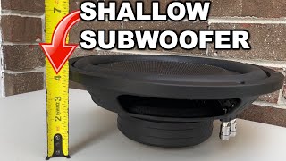 NEW Shallow Mount Subwoofer Review amp Test [upl. by Wilscam]