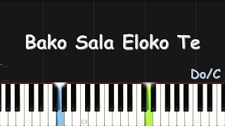 Nadège Mbuma  Bako Sala Eloko Te  EASY PIANO TUTORIAL BY Extreme Midi [upl. by Aynek412]