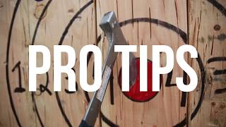 Pro tips How to throw an axe [upl. by Arocal]