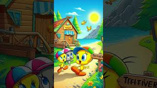 Tweety Bird Goes to Summer Camp  Animation Cartoon [upl. by Ahsenak]