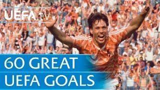 60 Great UEFA Goals Part 1 [upl. by Dnumsed]