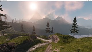 Procedural alpine landscape  OpenGL [upl. by Cataldo]