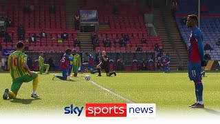 Wilfried Zaha becomes first Premier League player not to take the knee ahead of match with West Brom [upl. by Danieu]