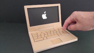 Funny DIY Cardboard Laptop｜Very easy！Paper amp cardboard crafts ideas [upl. by Dennet]