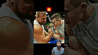 Levon showed the real strength of Sarychev 😱☠️💪 armwrestling levansaginashvili shorts [upl. by Katharine]