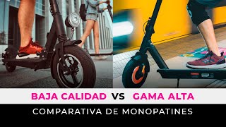 MONOPATÍNES ELÉCTRICOS COMPARATIVA Baja calidad vs Gama alta  ECO ALSINA [upl. by Aikehs234]