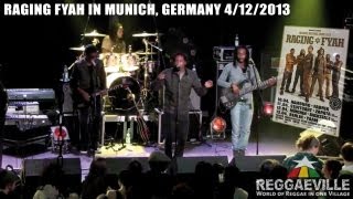 Raging Fyah  Sunshine LIVE in Munich Germany  Backstage 4122013 [upl. by Malvia]