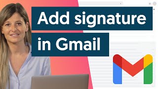 How to add signature in Gmail with image amp social icons [upl. by Nawiat]