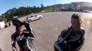 KLE621 CB1000R AMARELA MARGINAL TIETE ANDANDO FORTE [upl. by Yelak277]