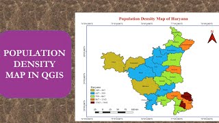 How to create Population Density Map in QGIS [upl. by Donal68]