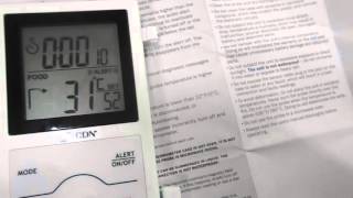 DualSensing Probe ThermometerTimer CDN Brand model DSP1 [upl. by Longerich]