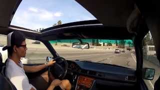 Mercedes Benz 300E W124 Cruising LA  Malibu [upl. by Aprile124]