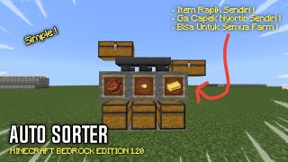 CARA MEMBUAT AUTO SORTER   MCPE 120 [upl. by Notnad]