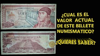 Billete 20 Pesos Morelos 1977 [upl. by Oicnaneb634]