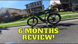 6 Months Later Ride1Up Cafe Cruiser Ebike Review ride1up cafecruiser review ebike [upl. by Niltak217]