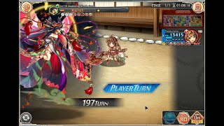 Kamihime  Awakening Hinode Gozen F2P Grids No SSR Full AAB [upl. by Gerson307]